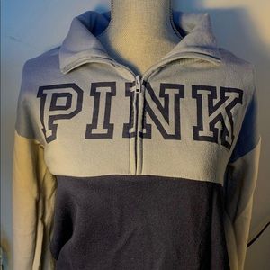 blue “pink” crew neck size extra small